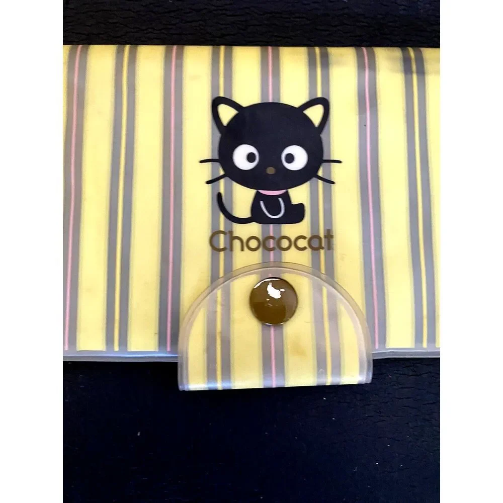 Vintage Sanrio Chococat Spiral Stationary Set 2001 Y2k‎ Brown Stripes Book Card